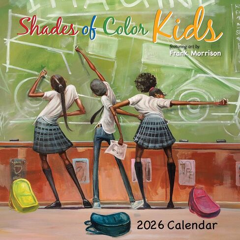 Shades of Color Kids 2026 Wall Calendar in Saudi Arabia