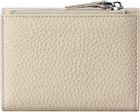 محفظة Mudono النسائية الصغيرة المصنوعة من الجلد الطبيعي وحامل بطاقات الائتمان RFID محفظة ثلاثية الطي مع نافذة لبطاقة الهوية وجيب بسحاب in Kuwait