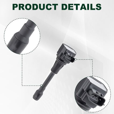 مجموعة من 4 ملفات إشعال متوافقة مع 07-19 FX50 M56 ALTIMA CUBE ROGUE SENTRA VERSA 1.6L 1.8L 2.0L UF-549 in Kuwait