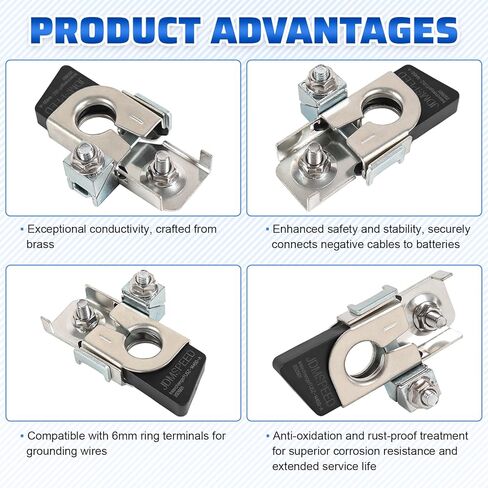 Negative Battery Terminal Clamp Compatible with 2015-2023 Ford Mustang and Other Vehicles Replace#FU5Z-14450-A in Saudi Arabia