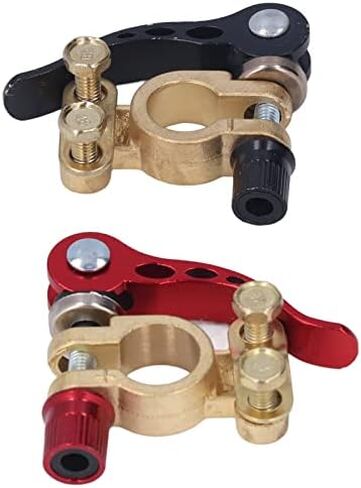 Car Battery Terminal Connectors Positive Negative Heavy Duty Clamps Aluminum Brass Steel Material Battery Cable Ends Terminals for Automotive Replacement in Saudi Arabia