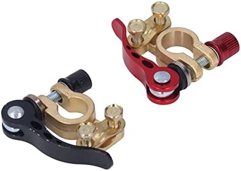 Car Battery Terminal Connectors Positive Negative Heavy Duty Clamps Aluminum Brass Steel Material Battery Cable Ends Terminals for Automotive Replacement in Saudi Arabia