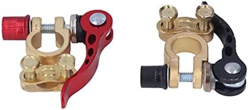 Car Battery Terminal Connectors Positive Negative Heavy Duty Clamps Aluminum Brass Steel Material Battery Cable Ends Terminals for Automotive Replacement in Saudi Arabia