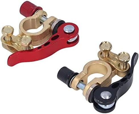 Car Battery Terminal Connectors Positive Negative Heavy Duty Clamps Aluminum Brass Steel Material Battery Cable Ends Terminals for Automotive Replacement in Saudi Arabia