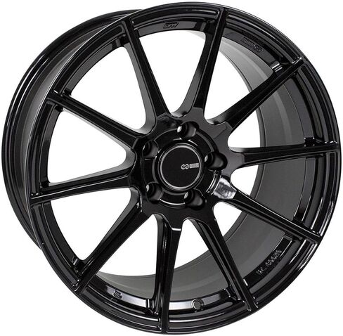 Enkei 499-880-6540BK TS-10 عجلة ضبط 18x8 +40 5x114.3 طلاء أسود in Saudi Arabia