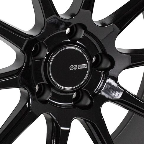 Enkei 499-880-6540BK TS-10 عجلة ضبط 18x8 +40 5x114.3 طلاء أسود in Saudi Arabia