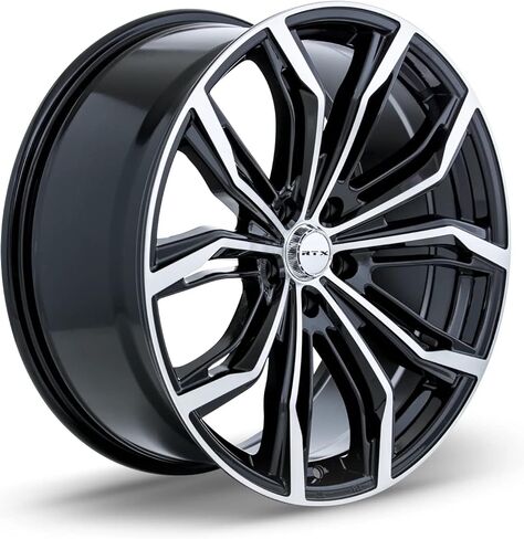عجلة معدنية، أرملة سوداء مقاس 17x7.5 5x120 ET35 CB72.6 مصنوعة باللون الأسود in Saudi Arabia