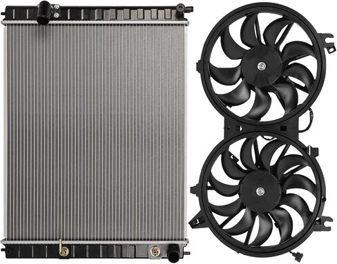مجموعة مروحة تبريد الرادياتير متوافقة مع 2008-2009 لإنفينيتي لـ EX35 3.5L 2009 لإنفينيتي لـ FX35 3.5L، مروحة الرادياتير ملائمة مباشرة للاستبدال لمروحة تبريد المحرك والمبرد in Saudi Arabia