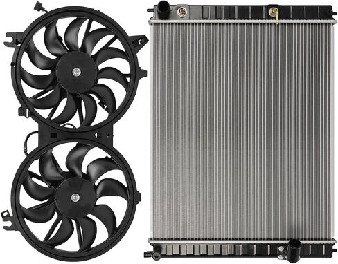 مجموعة مروحة تبريد الرادياتير متوافقة مع 2008-2009 لإنفينيتي لـ EX35 3.5L 2009 لإنفينيتي لـ FX35 3.5L، مروحة الرادياتير ملائمة مباشرة للاستبدال لمروحة تبريد المحرك والمبرد in Saudi Arabia