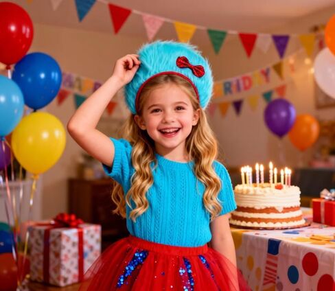 قطعتان من عصابات الرأس الزرقاء الغامضة مع فيونكة حمراء، عصابات رأس على شكل ذيل حصان من الريش الأزرق للبالغين شخصيات كتاب العودة إلى ملحقات حفلات المدرسة in Kuwait