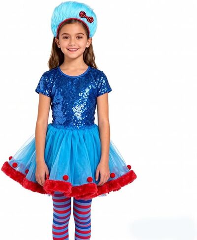 قطعتان من عصابات الرأس الزرقاء الغامضة مع فيونكة حمراء، عصابات رأس على شكل ذيل حصان من الريش الأزرق للبالغين شخصيات كتاب العودة إلى ملحقات حفلات المدرسة in Kuwait