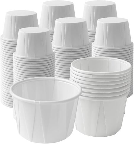 Disposable Paper Souffle Medicine Cups 3/4 oz [Pack of 2500] – (0.75 Ounce) Small Cups for Medication Distribution, Pills, Tasting, Condiments, Food and Dessert Serving in Kuwait