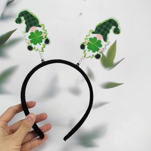 TOOBIT عيد القديس باتريك عقال الأخضر الكرتون العصابات الشعر لاكي الكرتون يوم القديس باتريك عقال للنساء فتاة موكب الشعر اكسسوارات الديكور لوازم الحفلات in Saudi Arabia