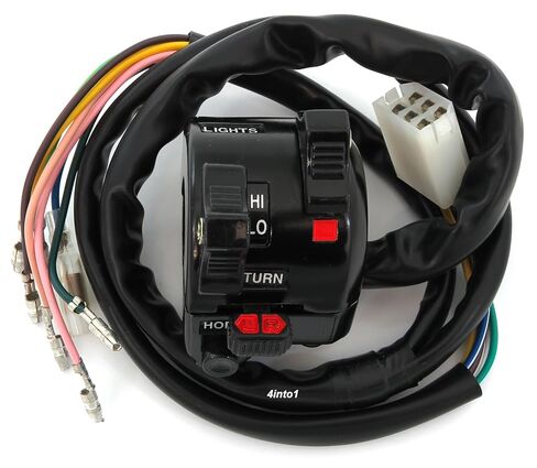 Lights - Turn Signal - Horn - Left Handlebar Switch Assembly - Compatible with Yamaha DT100 DT175 DT250 DT360 DT400 in Saudi Arabia