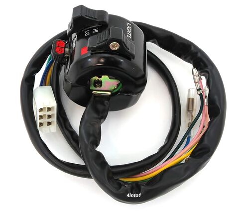 Lights - Turn Signal - Horn - Left Handlebar Switch Assembly - Compatible with Yamaha DT100 DT175 DT250 DT360 DT400 in Saudi Arabia