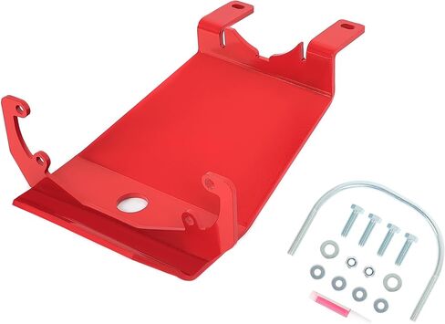 KUAFU Skid Plate Differential Glide Plate Compatible with 2018-2023 Jeep Wrangler Gladiator Differential Covers on Wrangler JL, Dana 44 Front Axle Replace for RS62116 Powder Coated Red Steel in Saudi Arabia