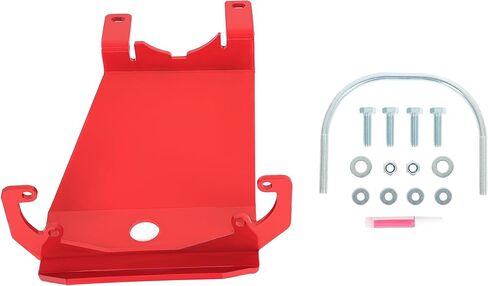 KUAFU Skid Plate Differential Glide Plate Compatible with 2018-2023 Jeep Wrangler Gladiator Differential Covers on Wrangler JL, Dana 44 Front Axle Replace for RS62116 Powder Coated Red Steel in Saudi Arabia