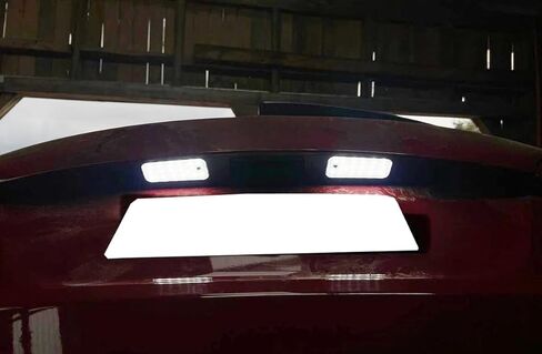 مجموعة إضاءة لوحة ترخيص LED كاملة 3 وات من iJDMTOY OEM-Fit متوافقة مع سيارات Hyundai Santa Fe SUV 2013-2018، مدعومة بثنائيات LED بيضاء زينون 18 قطعة in Saudi Arabia