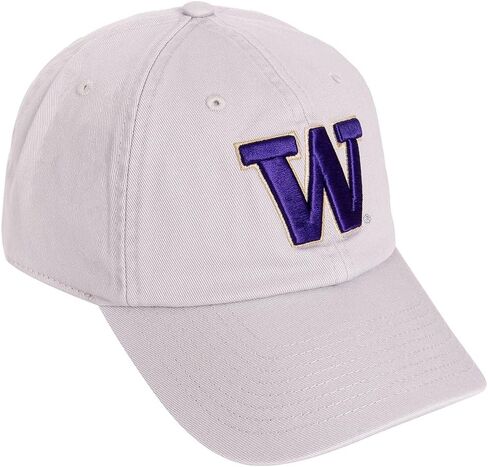 Desert Cactus University of Washington Baseball Hat U of W UW Huskies Husky Brimmed Embroirderd Hats Cap Adjustable Cloth Strap Adult (Style D1) Gray in Saudi Arabia