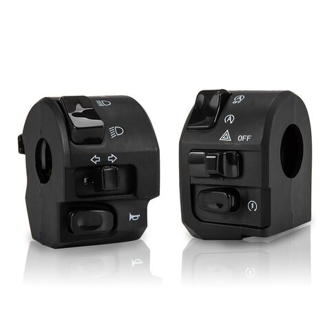 7/8" Motorcycle Handlebar Switch Universal 22MM Hand Control Switch Fit for High Low Beam Lamp Horn Signal Wires Ignition Stop Control in Kuwait