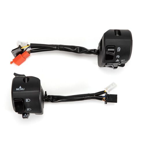 7/8" Motorcycle Handlebar Switch Universal 22MM Hand Control Switch Fit for High Low Beam Lamp Horn Signal Wires Ignition Stop Control in Kuwait