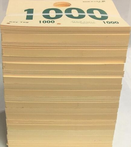 RL-78 Auto Service 4-Digit Mirror Dispatch Tags (1000/set) (1000-1999) in Saudi Arabia