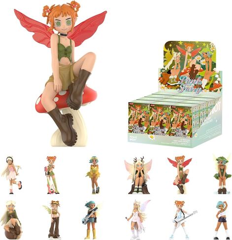 شخصيات سلسلة POP MART Peach Riot Punk Fairy، شخصيات صندوق أعمى Peach Riot، تصميم عشوائي، ألعاب قابلة للتجميع، ديكورات منزلية، هدايا عيد ميلاد للعطلات للفتيات والفتيان، صندوق واحد in Saudi Arabia
