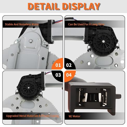 Pair Power Window Regulators W/Motors Assemblies Compatible with F Series 150 Pickup Truck 1981-1996 Window Lift Repaces F6TZ1523209AA F6TZ1523208AA in Saudi Arabia