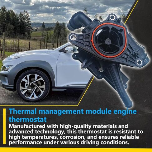 وحدة الإدارة الحرارية 25600-2M810 256002M810 متوافقة مع Hyundai Kona 2020-2022 Santa Fe 2021-2022 Tucson 2022 Sonata 2021 Kia K5 2021-2022 Sorento 2021 استبدال ترموستات المحرك in Saudi Arabia