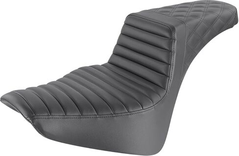 Saddlemen Front Tuck-N-Roll/Rear Lattice Stitch Step-Up Seat (818-33-176) in Saudi Arabia