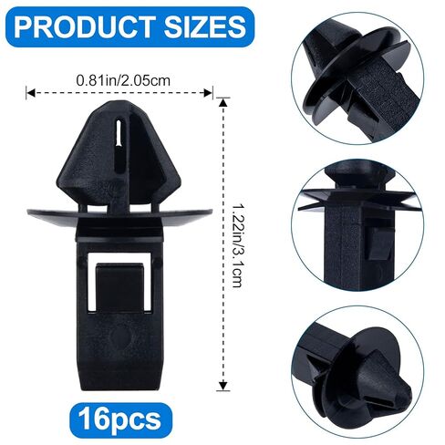 16Pcs Grille Moulding Clips 68213168AA fit for Ram 2013-2020 1500 2500 3500 4500 5500 in Saudi Arabia
