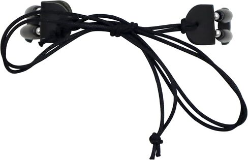 outROAR Gear 2 Row Bone Choker Necklace, Black/Teal in Kuwait