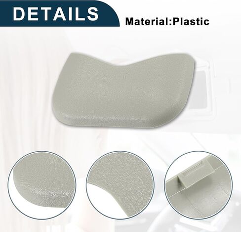 Makeup Mirror Cover Sun Visor Cap Clip for Nissan Rogue Robust No.964203TS0A | Inner Sun Visor Bolt Cover Grey with Flat Pry Bar 1 Set in Saudi Arabia