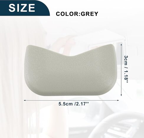 Makeup Mirror Cover Sun Visor Cap Clip for Nissan Rogue Robust No.964203TS0A | Inner Sun Visor Bolt Cover Grey with Flat Pry Bar 1 Set in Saudi Arabia