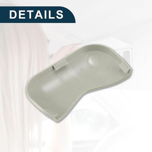 Makeup Mirror Cover Sun Visor Cap Clip for Nissan Rogue Robust No.964203TS0A | Inner Sun Visor Bolt Cover Grey with Flat Pry Bar 1 Set in Saudi Arabia