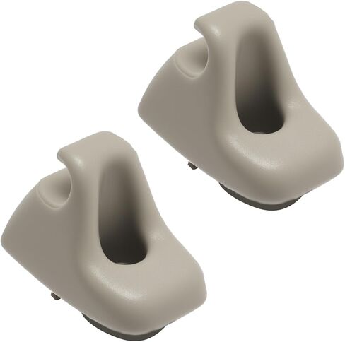 Anxingo 2Pcs 1HS09BD1AA Sun Visor Clip, Replacement for Dodge Ram 1500 2500 3500 4500 5500 2009-2021 (Gray) in Saudi Arabia