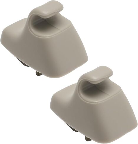 Anxingo 2Pcs 1HS09BD1AA Sun Visor Clip, Replacement for Dodge Ram 1500 2500 3500 4500 5500 2009-2021 (Gray) in Saudi Arabia