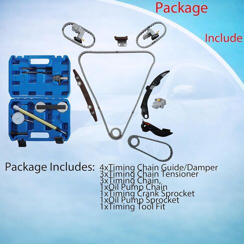 3.5 Timing Chain Kit w/Timing Tool for Infiniti Qx60 Nissan Pathfinder 3.5L V6 2017-2020 13091AL502 13091JA10A 13091JK20A in Saudi Arabia