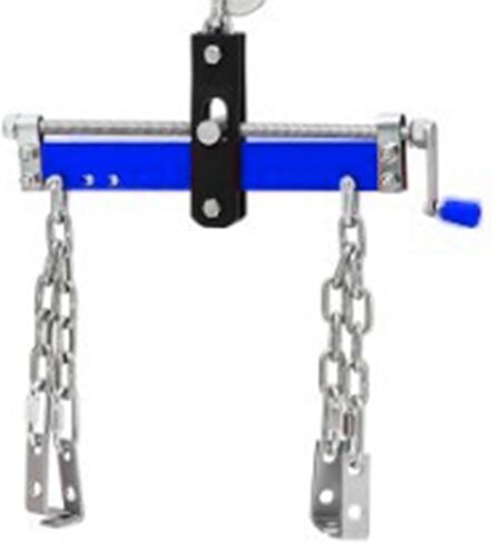 Engine Load Leveler,Engine Hoist Leveler with Ball Bearing,2 Chains and Adjustable Handle,Engine Hoist Shop Crane Accessory for Up to 2 Ton (4000lbs) Blue in Saudi Arabia