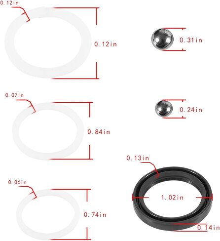 طقم استبدال سدادة جاك الأرضية 328.12002 لمقبس الأرضية Sears Craftsman 328.12002 Series 1.5 طن (لجميع السنوات) in Kuwait