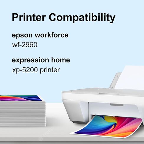 TOKYOINK 222XL خراطيش الحبر مجموعة التحرير والسرد استبدال المعاد تصنيعها لخرطوشة الحبر Epson 222 222XL 222 XL تعمل لطابعة WF-2960، XP-5200 (2 أسود، سماوي، أرجواني، أصفر 5 عبوات) in Kuwait