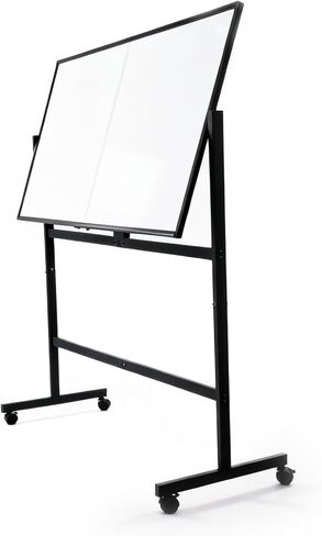 Large White Board 32x48 Inches - Mobile Rolling White Board on Wheels, Dry Erase Display for Home, Office, School in Kuwait
