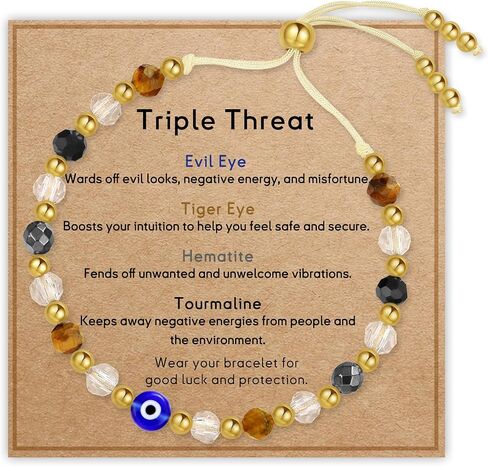 SmileBelle Chakra Bracelets for Women, Crystals and Healing Stones as Healing Crystal Bracelet Beaded Bracelets for Women as Stress Relief Gifts Inspirational Bracelet as Inspirational Gifts in Saudi Arabia