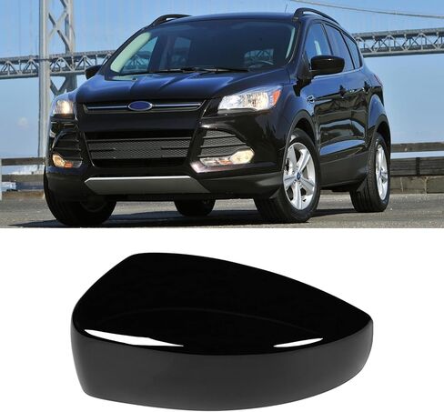 متوافق مع غطاء المرآة الجانبية Ford Focus 2012-2018، Escape 2013-2016، غطاء مرآة الرؤية الخلفية لجانب الراكب الأيمن بدون استبدال ضوء إشارة الانعطاف لـ CP9Z-17D742-BA CP9Z17D742BA in Kuwait