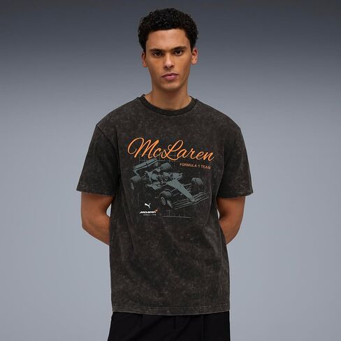 PUMA Men's McLaren Racing Graphic T-Shirt, Black SS26, Large Mclaren Tee2 in Saudi Arabia