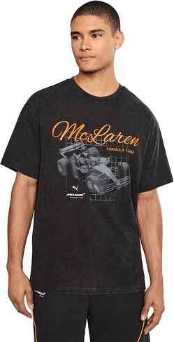 PUMA Men's McLaren Racing Graphic T-Shirt, Black SS26, Large Mclaren Tee2 in Saudi Arabia