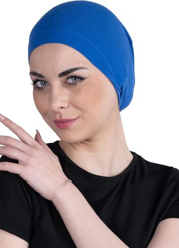 أغطية الرأس الكيميائية للنساء - قبعات قطنية من الخيزران للنساء - وشاح الرأس لشعر المرأة - قبعات النوم - قبعة صغيرة للحجاب in Saudi Arabia