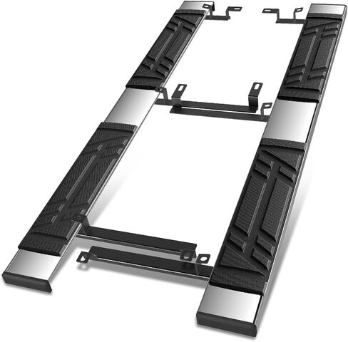 Auto Dynasty Running Boards Compatible with 2015-2024 Nissan Murano, Stainless Steel Side Step Rail Nerf Bars, 6.5" x 73" Step Bars, Polished Chrome in Saudi Arabia