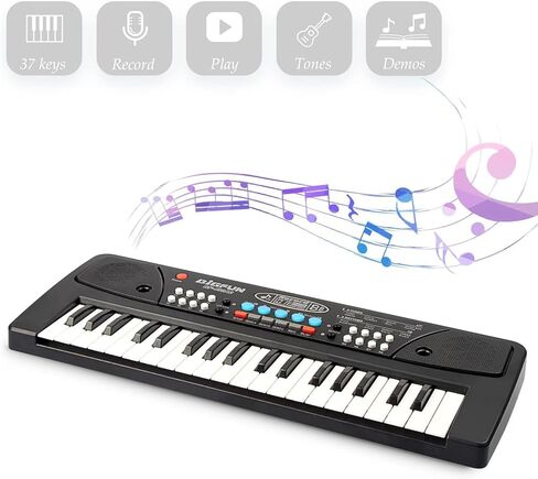 لوحة مفاتيح بيانو رقمية من LeeQee، لوحة مفاتيح بيانو رقمية محمولة للمنزل مع USB ومقبس سماعة رأس مناسبة للمبتدئين in Kuwait