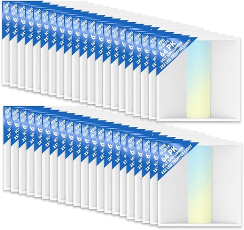 2x2 FT LED Center Basket Troffer Light, 3CCT Color Tunable 3500K/4000K/5000K, Watt Adjustable 30/35/40W, 0-10V Dimmable Drop Ceiling Lights, 120-277V-ETL&DLC Qualified-64Pack in Saudi Arabia